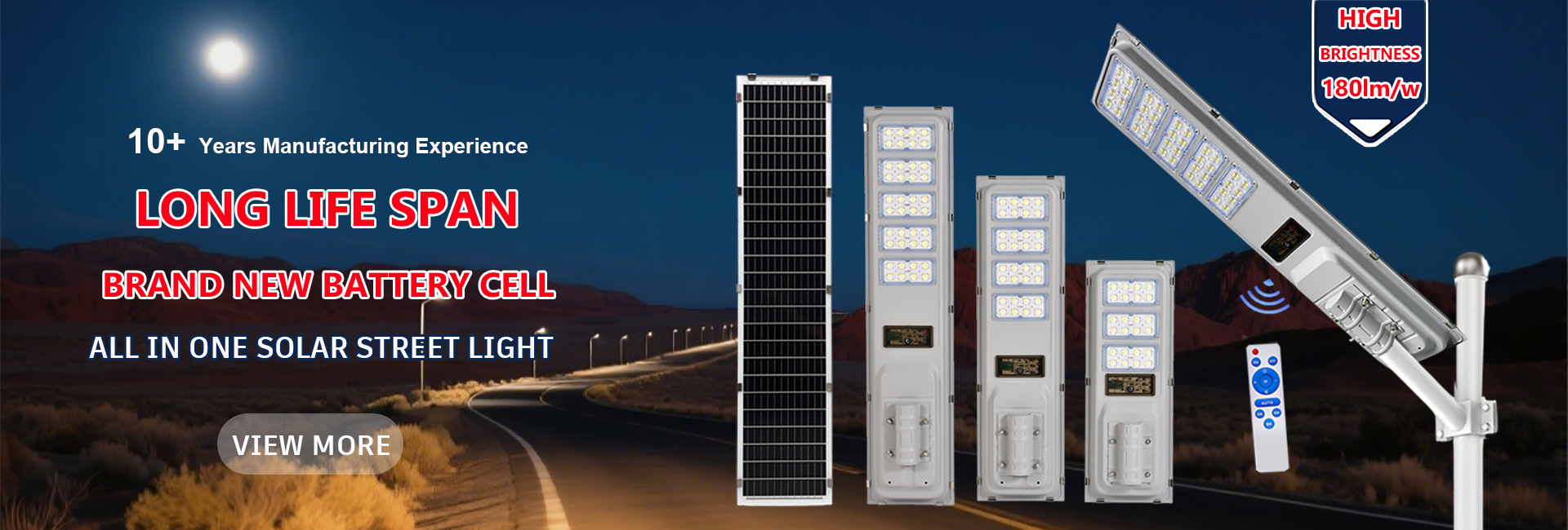 Qualité Réverbères solaires tout en un usine