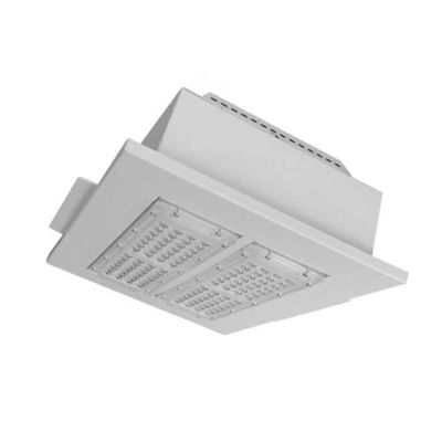 Lumière efficace d'auvent de LED de station service de dissipation thermique 100W 150W 200W avec le rendement lumineux élevé 140lm/W