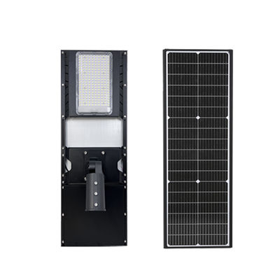 50w Sensor du corps humain LED lumière solaire de la rue avec boîtier en aluminium de fonte sous pression
