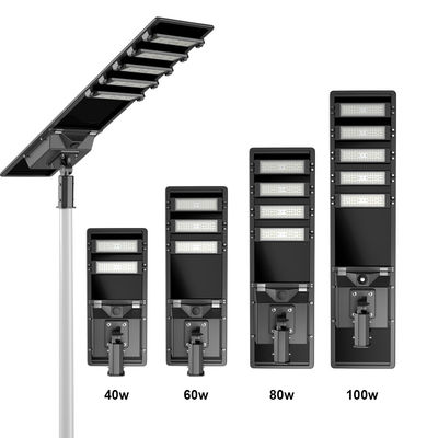Lumière de rue LED modulaire 80w tout en un avec télécommande