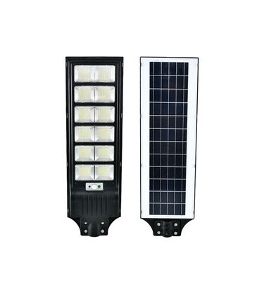 Capteur de mouvement imperméable à l'eau éclairage de rue solaire intégré avec panneau solaire