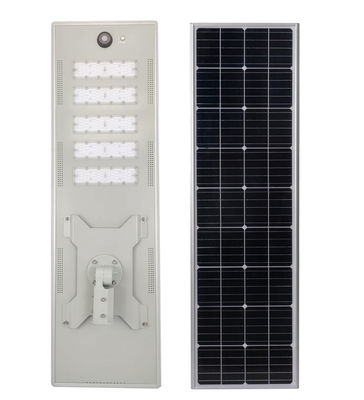 6 à 8 m de hauteur All-in-One Lampes solaires avec timing dimming et batterie LifePO4 de 12,8V/42000mAH