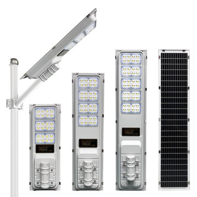 Lampadaire solaire moderne tout-en-un LED IP65 batterie au lithium 60AH pour extérieur