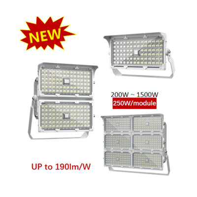 Éclairage LED à haute luminosité pour terrains de football avec technologie de puce intelligente