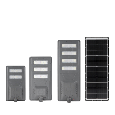 All-in-one éclairage de rue LED étanche à l'eau capteur de mouvement éclairage de rue solaire