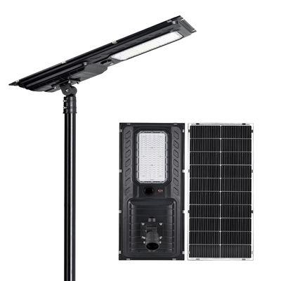 IP65 180lm/W tout en un seul réverbère solaire 200W 300W 400W pour les routes du village